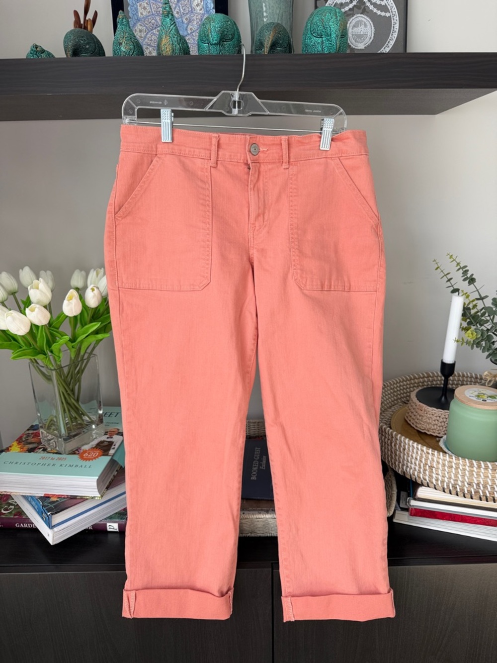 LOGO By Lori Goldstein Women’s Coral Boy Friend Jeans in size 6 Petite